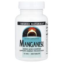 Manganese 10 mg 250 Марганец 10 мг Source Naturals Manganese 10 mg 250 Марганец 10 мг Source Naturals