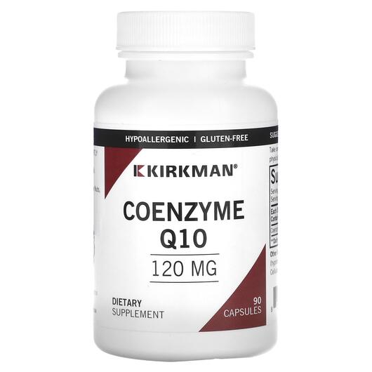 Основне фото товара Coenzyme Q10 120 mg Hypoallergenic Основне фото товара Kirkman, Coenzyme Q10 120 mg Hypoallergenic, Коензим CoQ10, 90 ка