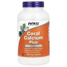 Кораловий Кальцій Coral Calcium Plus NOW Foods 250 капсул