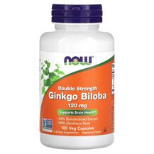 Double Strength Ginkgo Biloba 120 mg Гинкго Билоба NOW