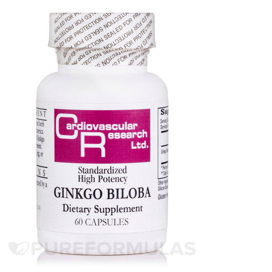 Основне фото товара Ginkgo Biloba Standardized High Potency Основне фото товара Ginkgo Biloba Standardized High Potency, Гінкго Білоба, 60 капсул