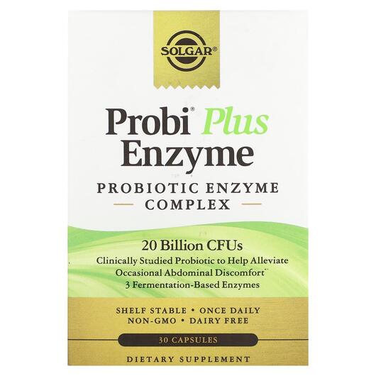 Основное фото товара Probi Plus Enzyme Probiotic Enzyme Complex 20 Billion CFUs Основное фото товара Probi Plus Enzyme Probiotic Enzyme Complex 20 Billion, Пробиотики