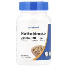 Nattokinase 2000 FU Наттокиназа Nutricost 30 капсул Nattokinase 2000 FU Наттокиназа Nutricost 30 капсул
