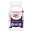 Фото товару Biotin Max Strength 10000 mcg Фото товару Biotin Max Strength 10000 mcg, Вітамін B7 Біотин, 365 таблеток