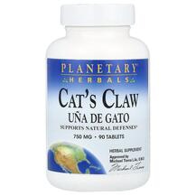 Котячий кіготь Cat's Claw 750 mg Planetary Herbals