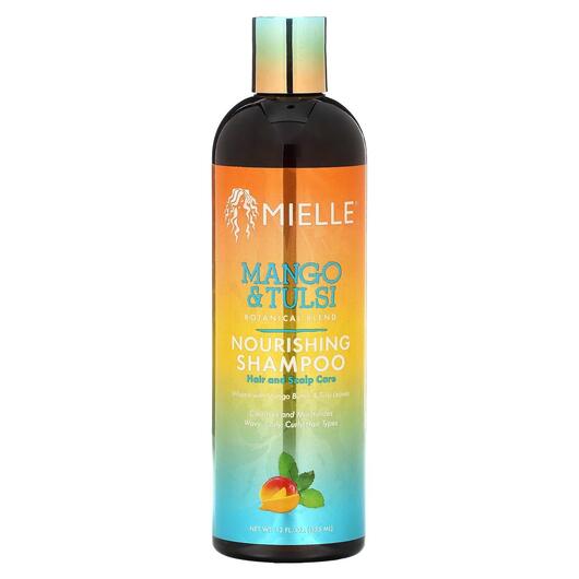 Основне фото товара Nourishing Shampoo Mango & Tulsi Основне фото товара Mielle, Nourishing Shampoo Mango & Tulsi, Шампунь, 355 мл