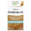 Фото товара Pure Essence, Грибы Кордицепс, MyPure Cordyceps 4X, 60 капсул