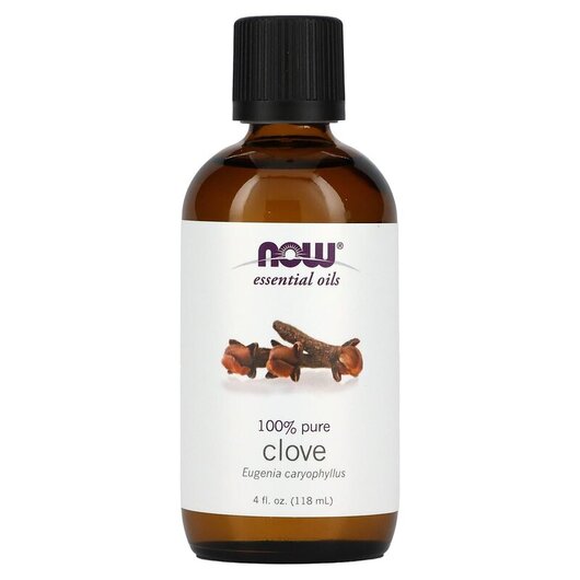 Основне фото товара NOW Foods, Pure Essential Oil Clove, Ефірна олія, 118 мл
