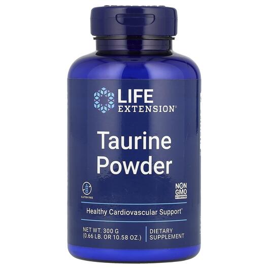 Основное фото товара L-Taurine Powder Основное фото товара Life Extension, L-таурин в порошке, L-Taurine Powder, 300 г