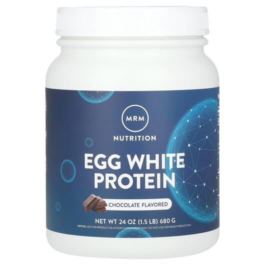 Основне фото товара Egg White Protein Chocolate 1 Основне фото товара MRM, Egg White Protein Chocolate 1, Протеїн, 680 г
