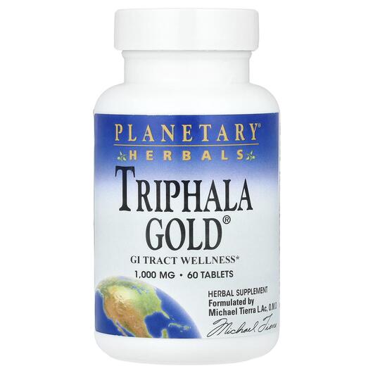 Основное фото товара Triphala Gold Основное фото товара Planetary Herbals, Трифала, Triphala Gold, 60 таблеток