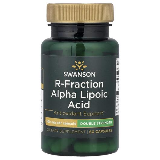 Основне фото товара R-Fraction Alpha Lipoic Acid Double Strength 100 mg Основне фото товара R-Fraction Alpha Lipoic Acid Double Strength 100, Альфа-ліпоєва,