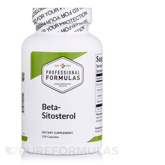 Основне фото товара Beta-Sitosterol Основне фото товара Professional Formulas, Beta-Sitosterol, Бета-Ситостерол, 120 капс