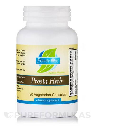 Основное фото товара Priority One, Поддержка простаты, Prosta Herb, 90 капсул