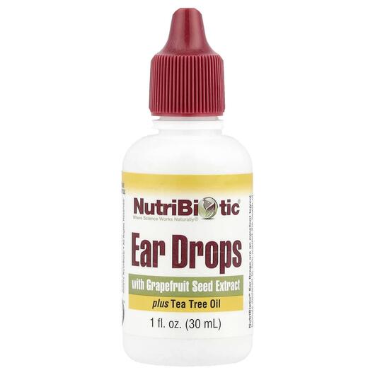 Основное фото товара Ушные капли, Ear Drops with Grapefruit Seed Extract, 30 мл