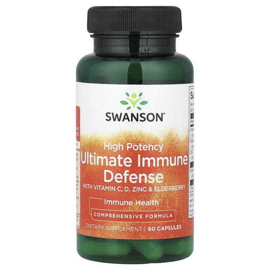 Основне фото товара High Potency Ultimate Immune Defense with C D Zinc & Elderber