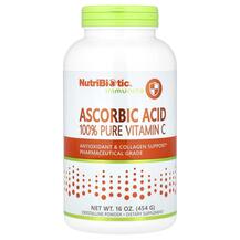 Ascorbic Acid 100% Pure Vitamin C Витамин С NutriBiotic Ascorbic Acid 100% Pure Vitamin C Витамин С NutriBiotic