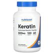 Фото товару Keratin 500 mg Фото товару Nutricost, Keratin 500 mg, Кератин, 120 капсул