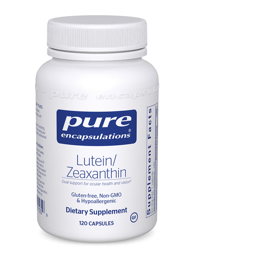 Основне фото товара Lutein/Zeaxanthin Основне фото товара Pure Encapsulations, Lutein/Zeaxanthin, Лютеїн, 120 капсул