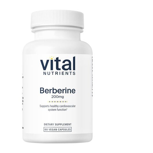 Основне фото товара Berberine 200 mg Основне фото товара Vital Nutrients, Berberine 200 mg, Берберин, 60 капсул