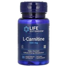 L-Carnitine 500 mg L-Карнитин 500 мг Life Extension