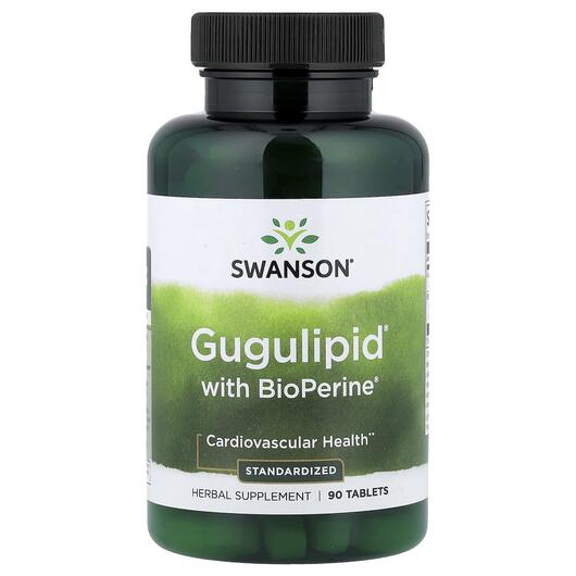 Основное фото товара Gugulipid with BioPerine Standardized Основное фото товара Кардио комплекс, Gugulipid with BioPerine Standardized, 90 таблет
