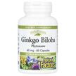 Фото товару Ginkgo Biloba Phytosome 60 mg Фото товару Natural Factors, Ginkgo Biloba Phytosome, Гінкго Білоба, 60 капсу