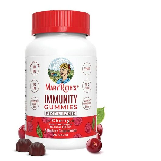 Основне фото товара Immunity Gummies Cherry Flavored Основне фото товара Immunity Gummies Cherry Flavored, Підтримка імунітету, 90 Count