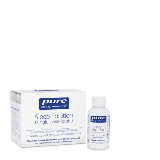 Основное фото товара Sleep Solution single dose liquid 1 Box of 6 Single Dose Bottles Основное фото товара Sleep Solution single dose liquid 1 Box of 6, Поддержка сна, 58 m
