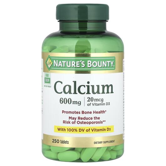 Основное фото товара Calcium 600 with Vitamin D3 Основное фото товара Кальций D3 600 мг, Calcium 600 with Vitamin D3, 250 таблеток