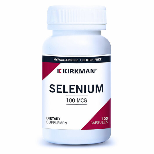 Основне фото товара Kirkman, Selenium 100 mcg, Селен 100 мкг, 100 капсул