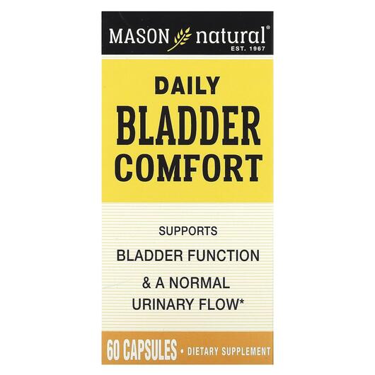 Основное фото товара Daily Bladder Comfort Основное фото товара Mason, Поддержка желчного пузыря, Daily Bladder Comfort, 60 капсу