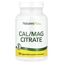 Cal/Mag Citrate Кальций Магний Natures Plus 90 капсул Cal/Mag Citrate Кальций Магний Natures Plus 90 капсул