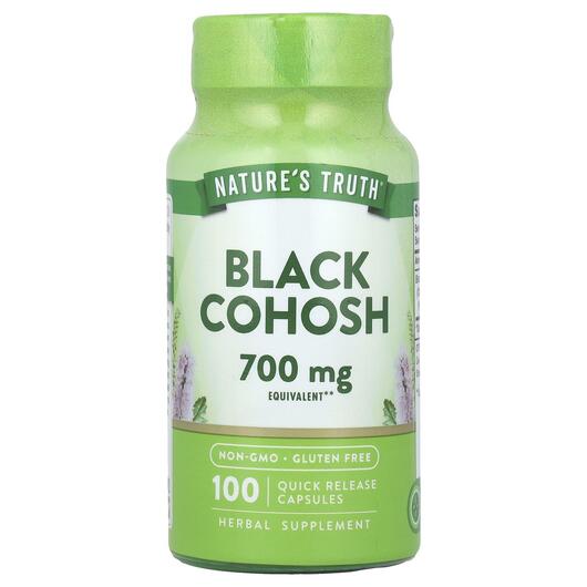 Основное фото товара Nature's Truth, Клопогон кистевидный, Black Cohosh 540 mg, 1
