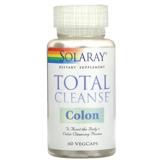 Основное фото товара Solaray, Поддержка кишечника, Total Cleanse Colon, 60 Vegcaps