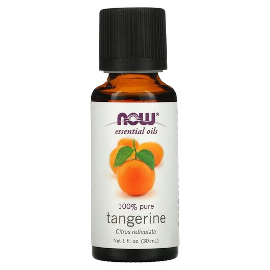 Основне фото товара Pure Essential Oil Tangerine Основне фото товара NOW Foods, Pure Essential Oil Tangerine, Ефірна олія, 30 мл