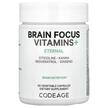 Фото товара Brain Focus Vitamins+ Фото товара CodeAge, Поддержка мозга, Brain Focus Vitamins+, 60 капсул