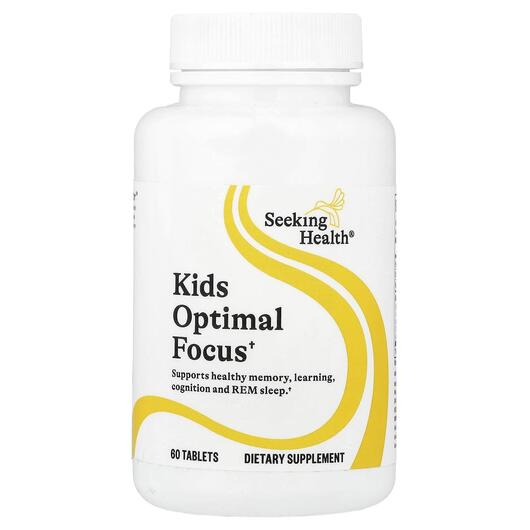 Основне фото товара Seeking Health, Kids Optimal Focus, Підтримка мозку, 60 таблеток