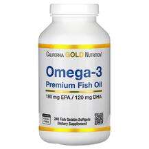 Омега 3 Omega-3 Premium Fish Oil California Gold Nutrition Омега 3 Omega-3 Premium Fish Oil California Gold Nutrition
