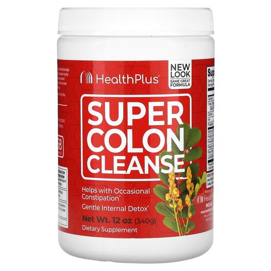 Основне фото товара Health Plus, Super Colon Cleanse, Підтримка кишківника, 340 г