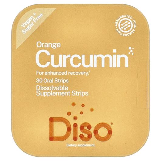 Основне фото товара Curcumin Orange Основне фото товара Diso, Curcumin Orange, Куркумін, 30 таблеток