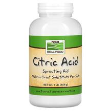 Citric Acid Лимонная кислота NOW Foods 454 г Citric Acid Лимонная кислота NOW Foods 454 г