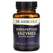 Фото товара Serrapeptase Enzymes Фото товара Dr. Mercola, Серрапептаза, Serrapeptase Enzymes, 60 капсул