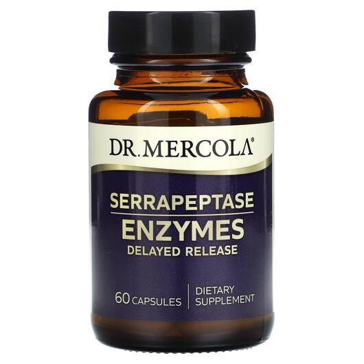 Основное фото товара Serrapeptase Enzymes Основное фото товара Dr. Mercola, Серрапептаза, Serrapeptase Enzymes, 60 капсул