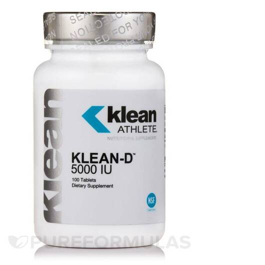 Основне фото товара Klean Athlete, Klean-D 5000 IU, Жироспалювачі, 100 таблеток