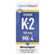 Фото товару Vitamin K-2 500 mcg Фото товару Superior Source, Vitamin K-2 500 mcg, Вітамін K Філохінон, 60 таб