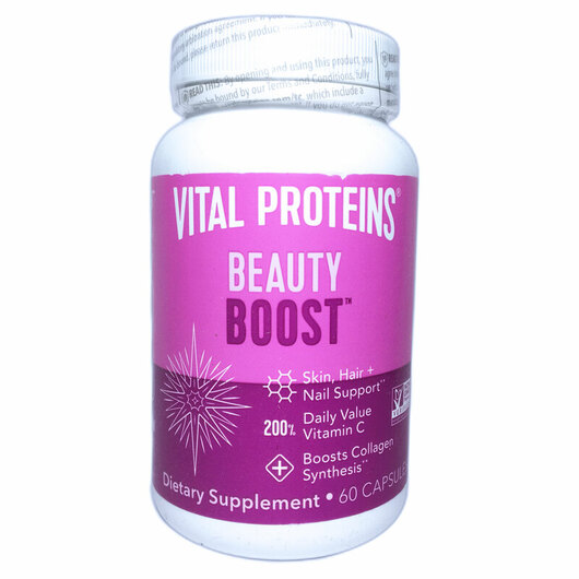 Основне фото товара Vital Proteins, Beauty Boost, Бустер Колагену, 60 капсул