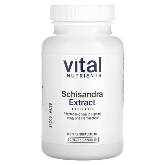 Основное фото товара Schisandra Extract Основное фото товара Vital Nutrients, Лимонник китайский, Schisandra Extract, 90 капсу
