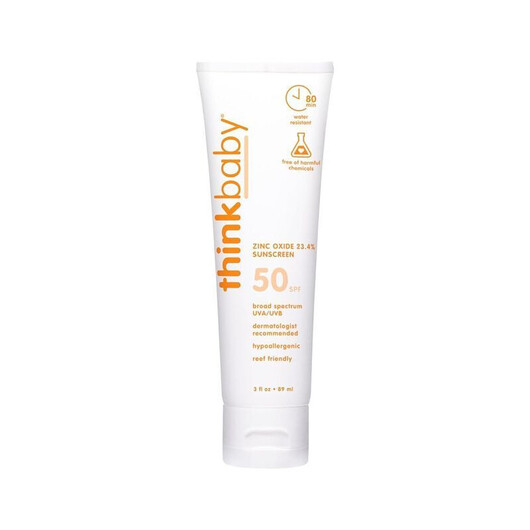Основне фото товара SPF 50+ Baby Mineral Sunscreen Основне фото товара Thinkbaby, SPF 50+ Baby Mineral Sunscreen, Сонцезахисний крем, 89