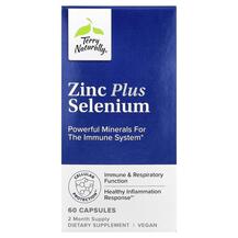 Zinc Plus Selenium Цинк и Селен Terry Naturally 60 капсул Zinc Plus Selenium Цинк и Селен Terry Naturally 60 капсул